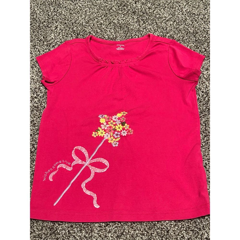 Vintage Gymboree‎ size 9 pink flowers shirt